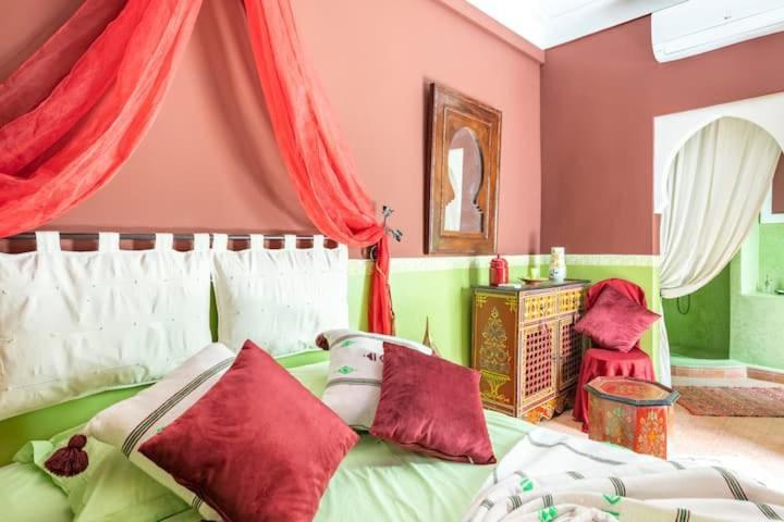 Riad Des Mile Nuits Villa Marrakesh Exteriör bild